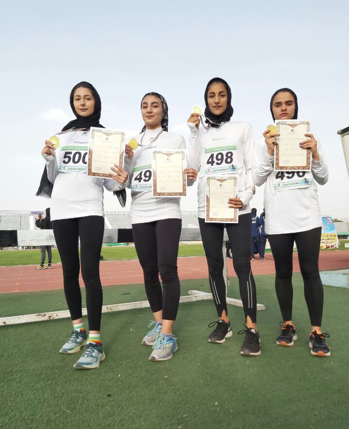 مدال های رنگارنگ دختران از مسابقات دو و میدانی قهرمانی کشور 